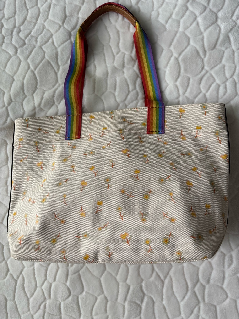 Coach Tote With Rainbow Roller Skate Graphic C4099 Pride Collection - Picture 4 of 15